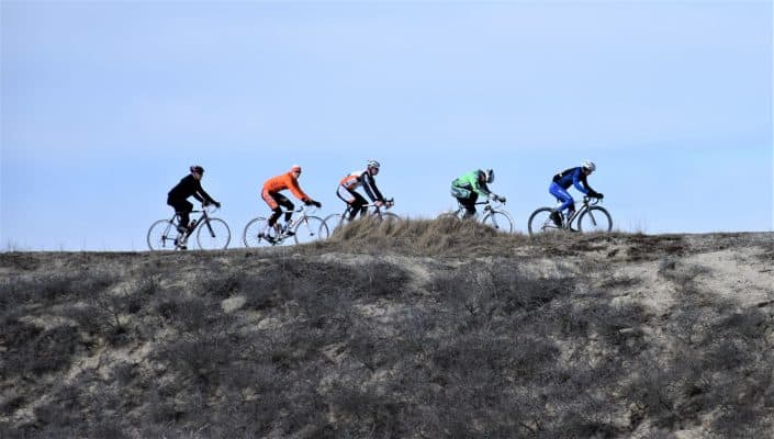 Longfysiotherapie. En even lekker fietsen in de duinen.